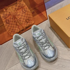 Top Version Trainer Mirror Leather Couple Sneakers image 1