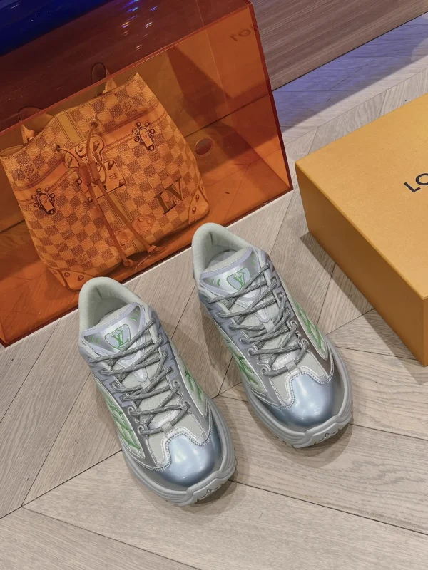 Top Version Trainer Mirror Leather Couple Sneakers image 1