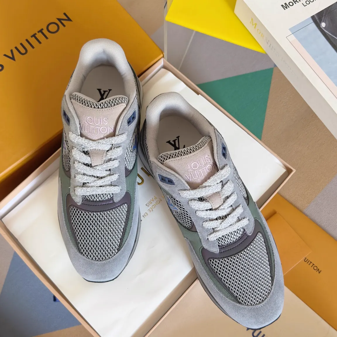 Louis Vuitton Run Away Elevator Casual Sneakers 2024SS image 1
