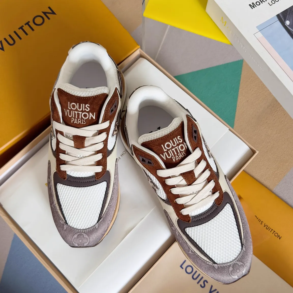 Louis Vuitton Run Away Elevator Casual Sneakers 2024ss image 1