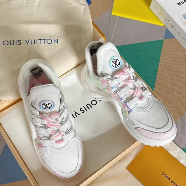 Archlight Chunky Sneakers with Transparent Mesh and Leather image 1