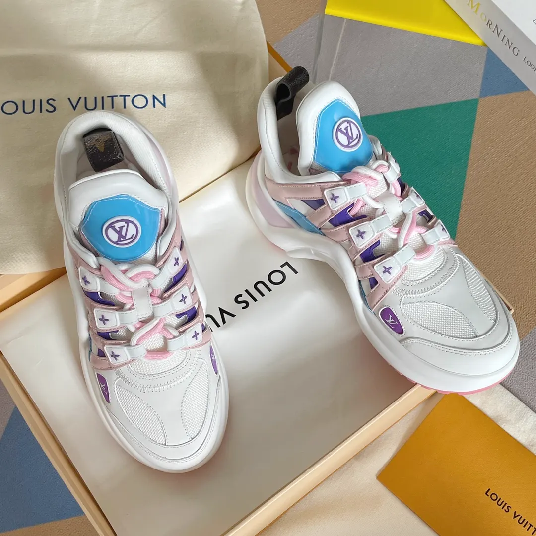 Archlight Chunky Sneakers with Transparent Mesh and Leather image 1