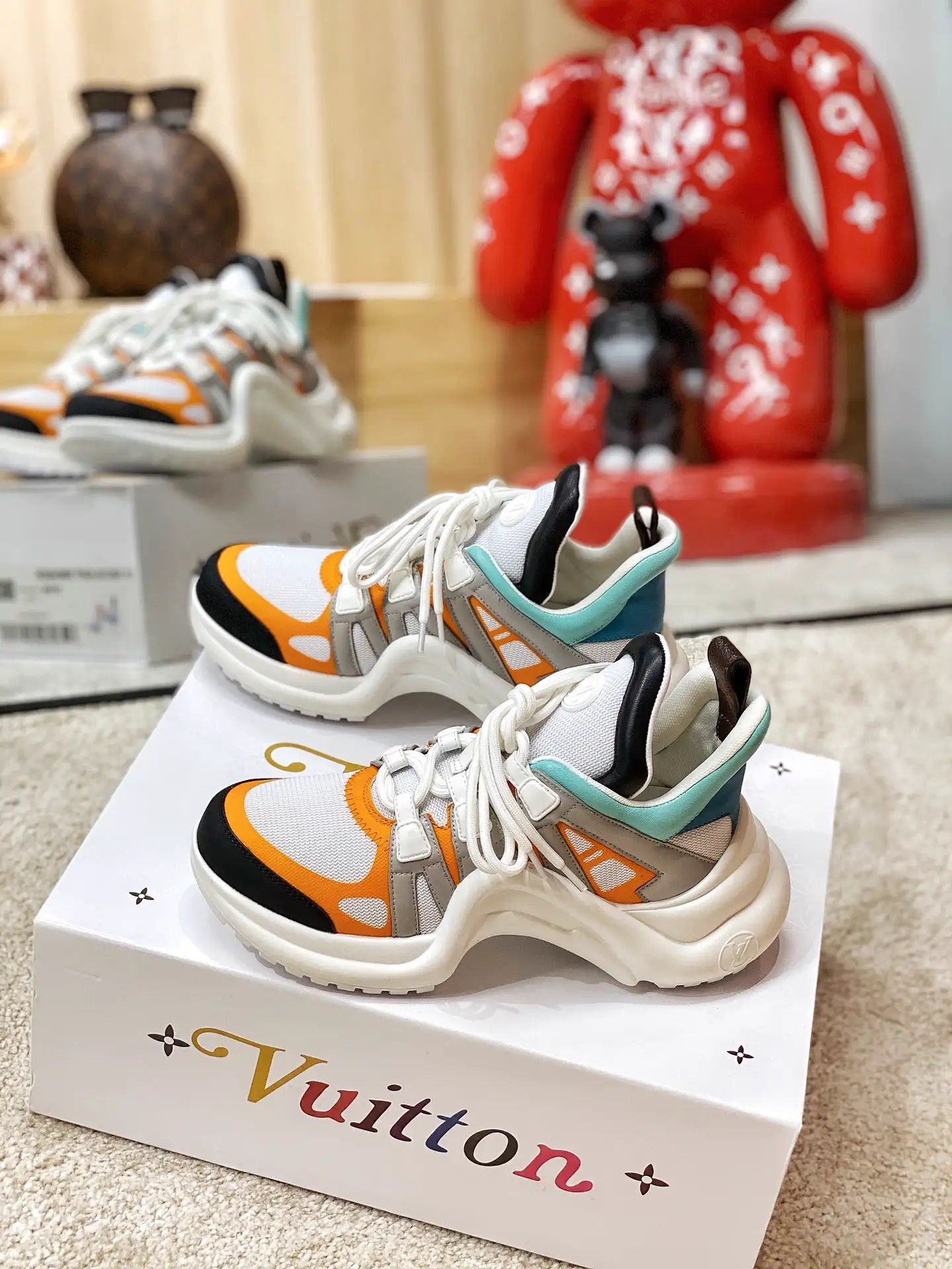 L Brand Chunky Sneakers image 1