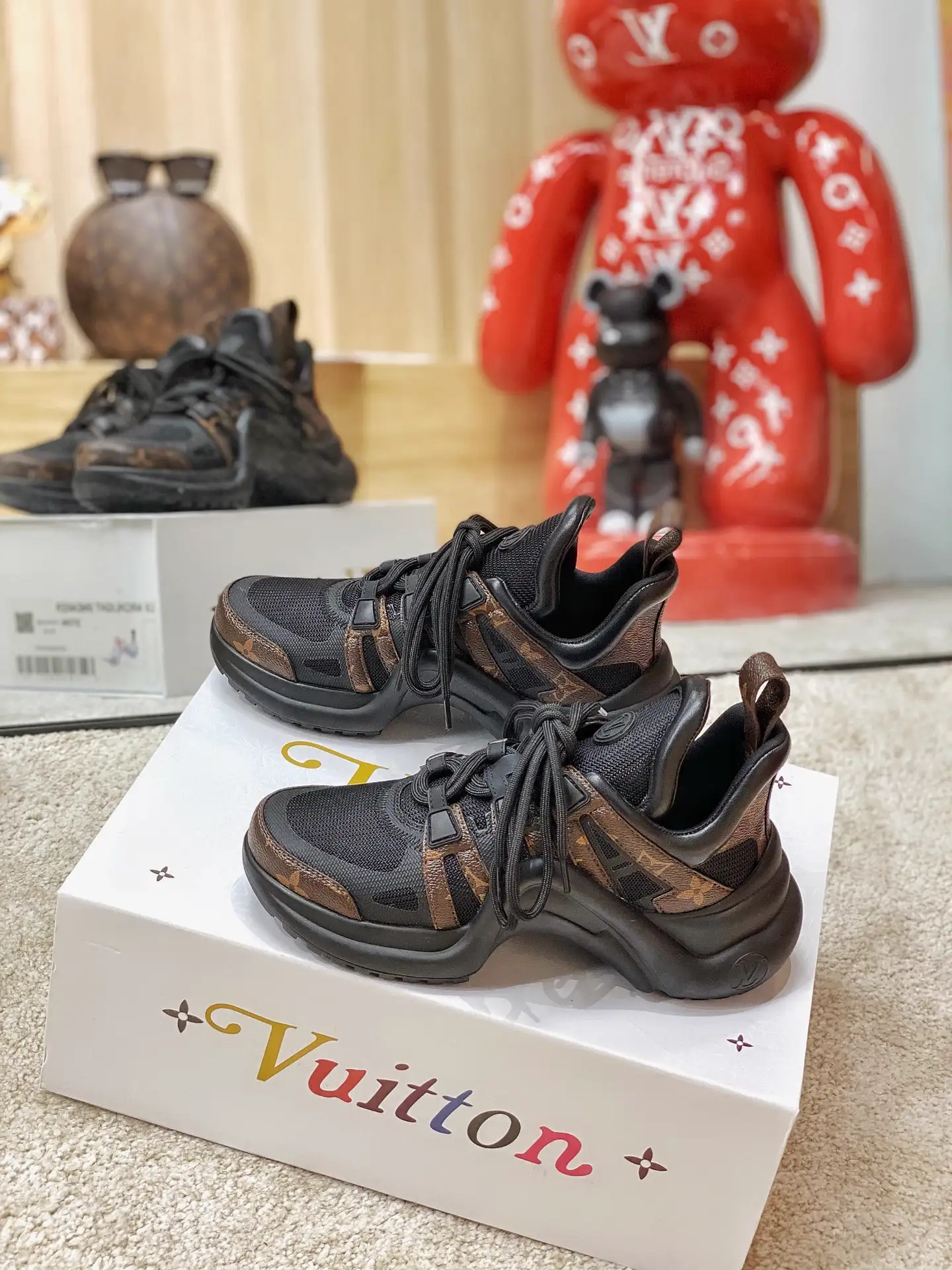L Brand Chunky Sneakers image 1