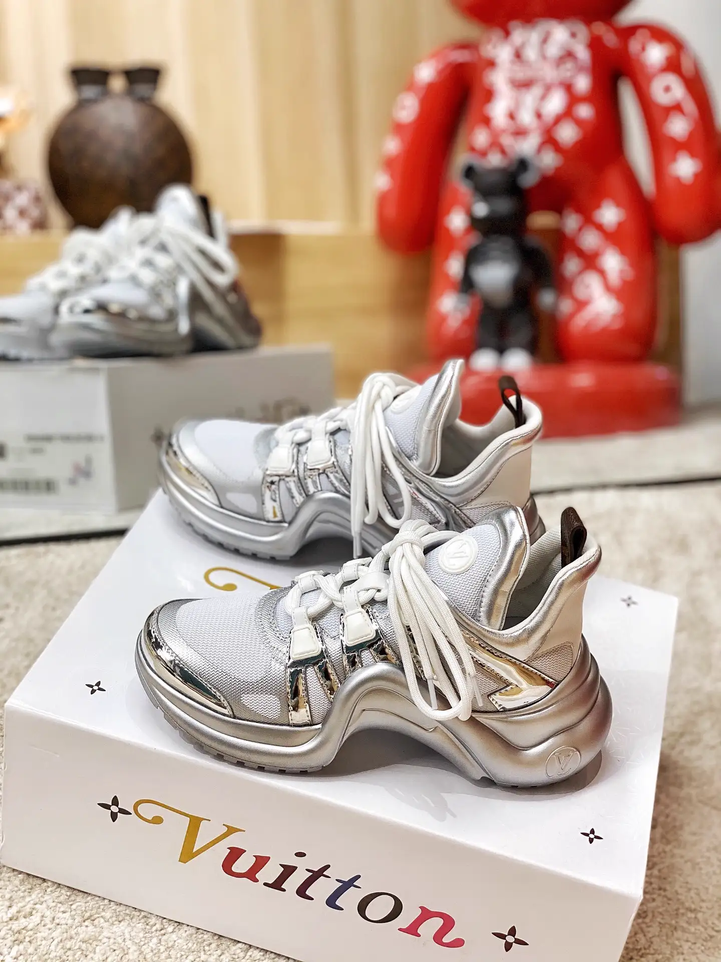 L Brand Chunky Sneakers image 1
