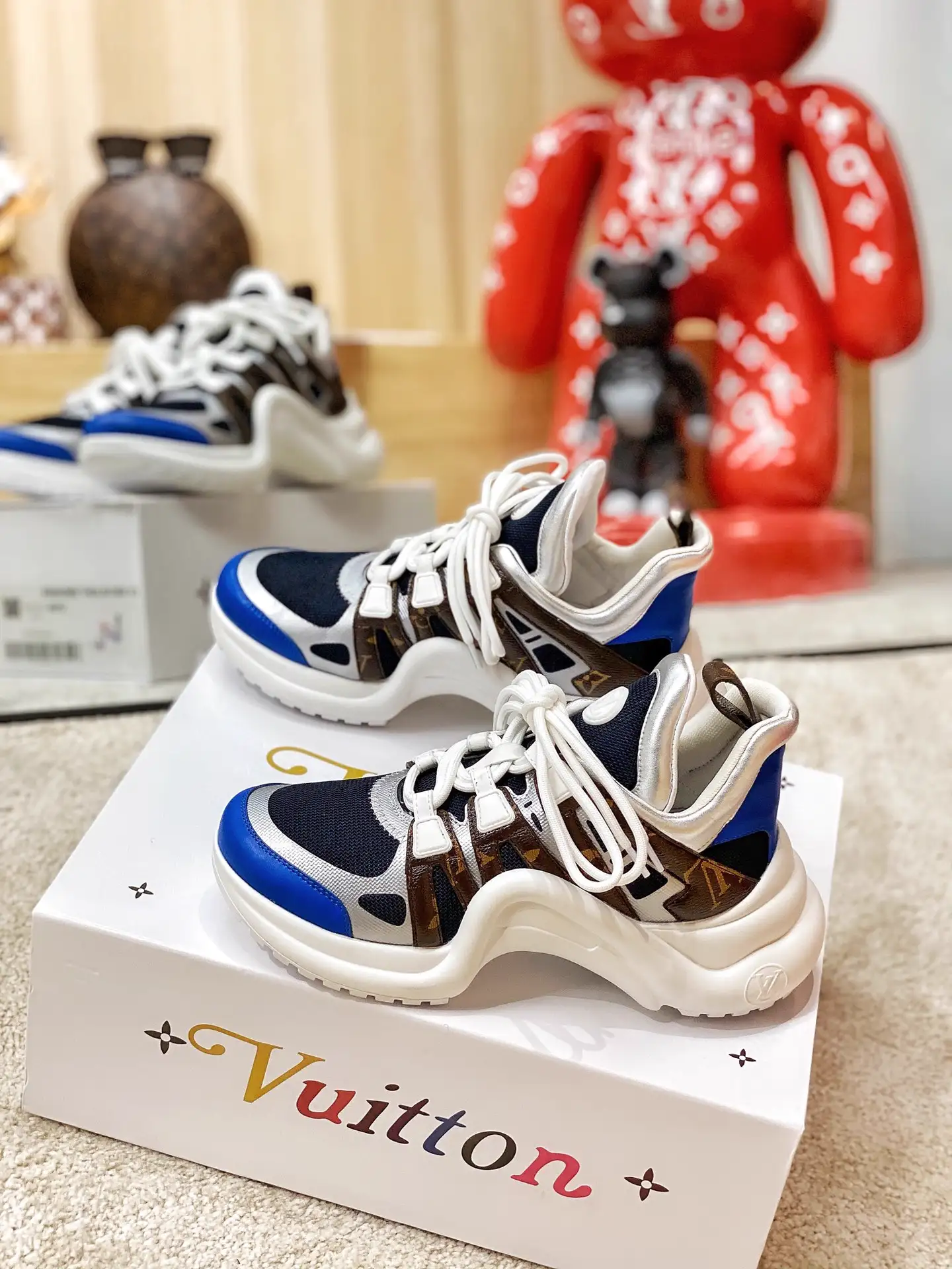 L Brand Chunky Sneakers image 1