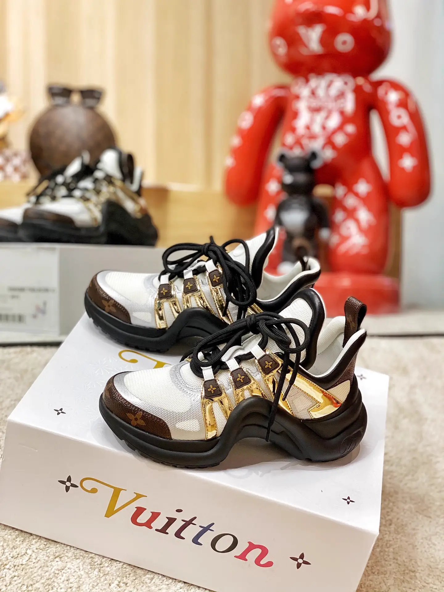 L Brand Chunky Sneakers image 1