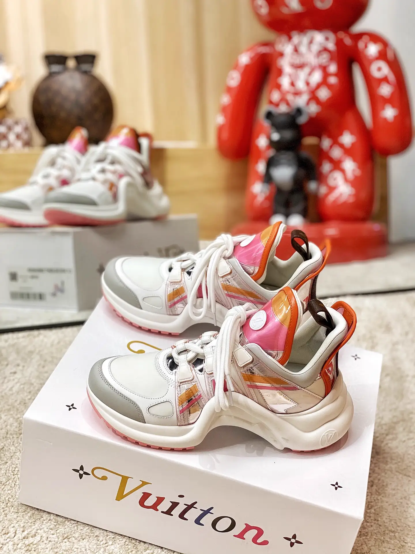 L Brand Chunky Sneakers image 1