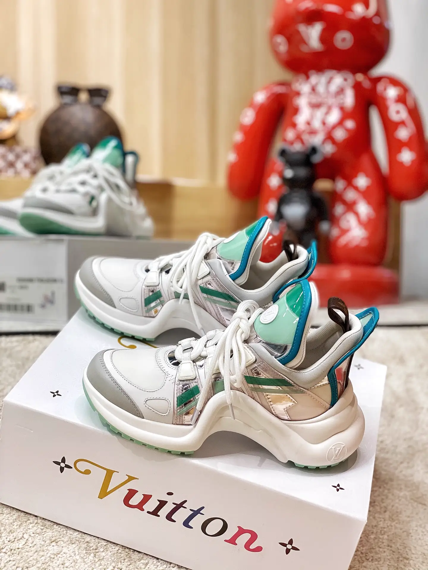 L Brand Chunky Sneakers image 1