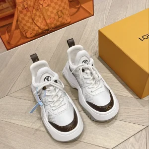 Louis Vuitton Trainer Sneaker Thick Sole Colorblock Low Top Casual Shoes image 1