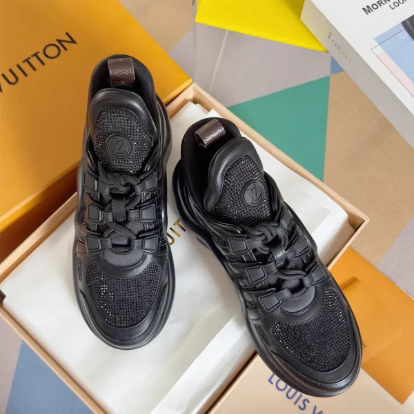 Louis Vuitton Archlight Sneakers with Rhinestones and Ribbon image 1