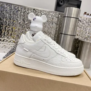 Louis Vuitton x Air Force 1 Brown Fashion Sneakers image 1