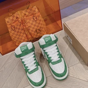 LV & Nike Co-branded High-top Casual Sneakers image 1