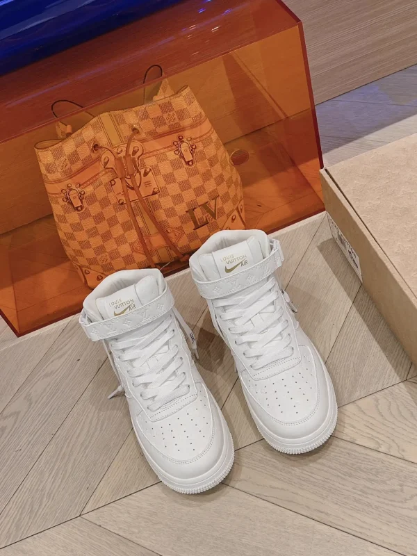 LV & Nike Co-branded High-top Casual Sneakers image 1