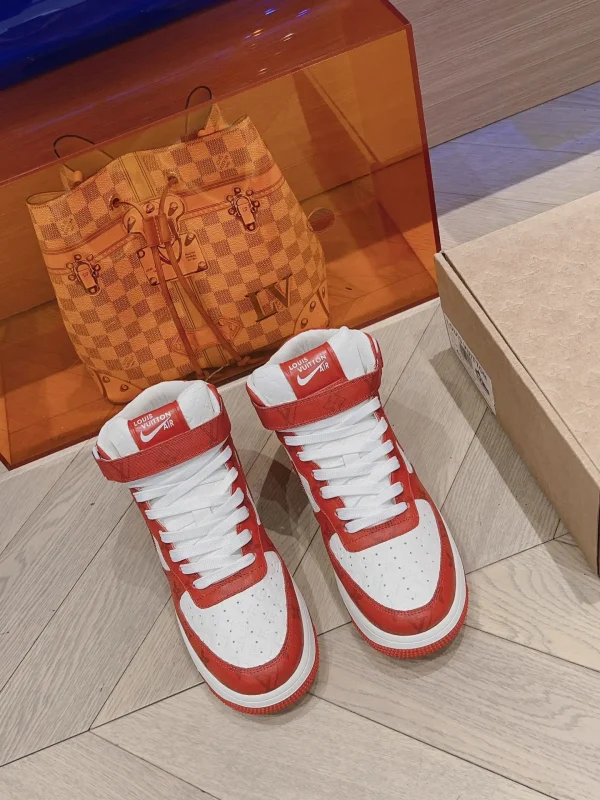 LV & Nike Co-branded High-top Casual Sneakers image 1