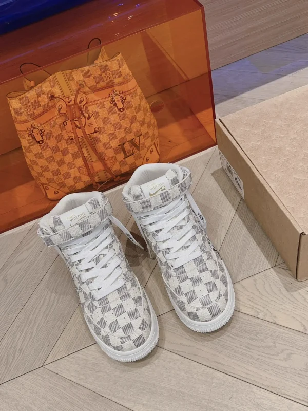 LV & Nike Co-branded High-top Casual Sneakers image 1