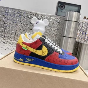 Louis Vuitton x Air Force 1 Brown Board Shoes image 1