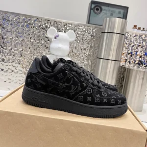 Louis Vuitton x Air Force 1 Brown Board Shoes image 1