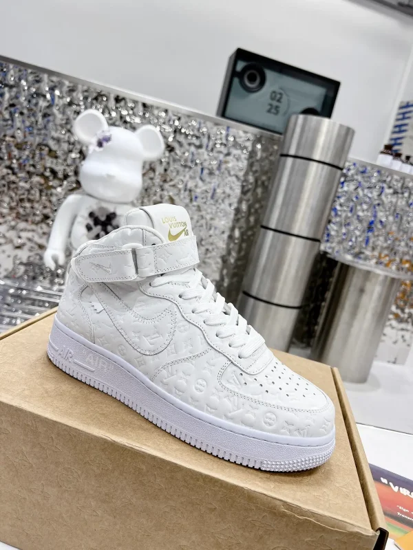 Louis Vuitton x Air Force 1 Brown Fashion Sneakers image 1