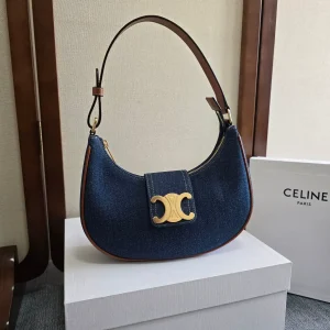 CELINE Ava Denim Shoulder Bag image 1
