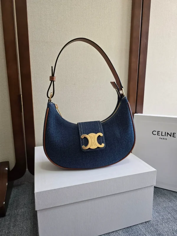 CELINE Ava Denim Shoulder Bag image 1