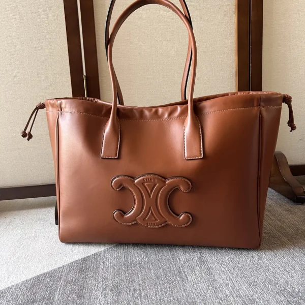 CELINE CABAS TRIOMPHE Drawstring Tote Bag image 1