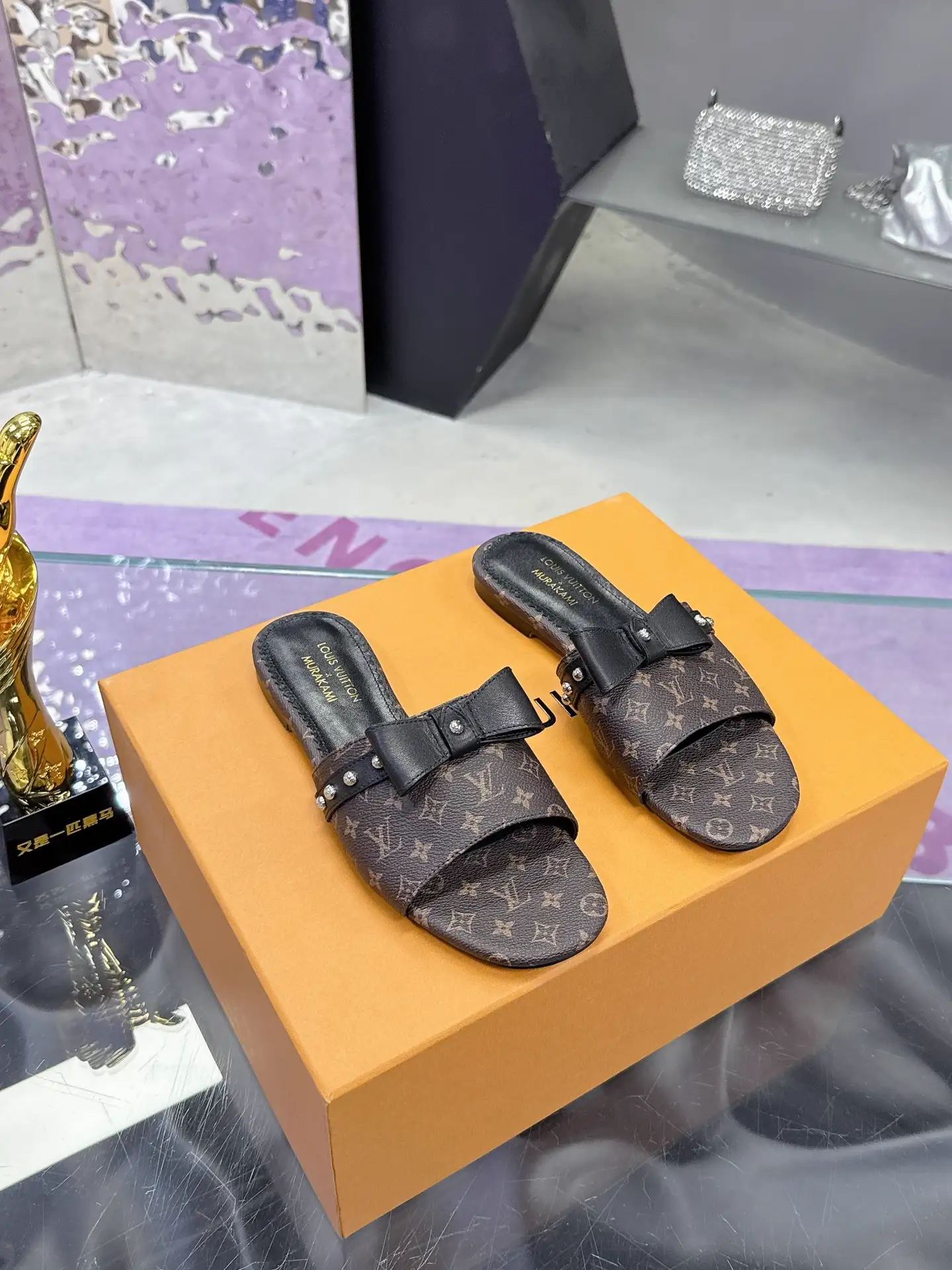 Louis Vuitton x Takashi Murakami 6AM Slides image 1