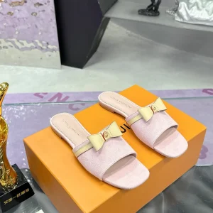 Lv Slippers Series Genuine Leather Outsole image 1