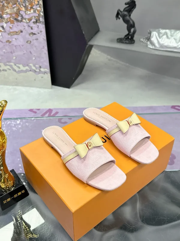 Lv Slippers Series Genuine Leather Outsole image 1