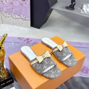 Lv Slippers Series Genuine Leather Outsole image 1