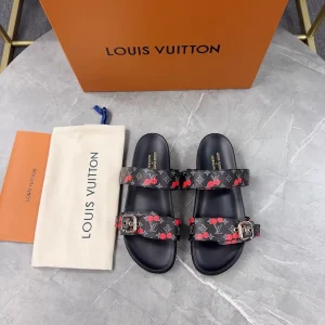 LV 2025 Spring Summer New Slippers with Adjustable Buckle image 1