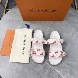 LV 2025 Spring Summer New Slippers with Adjustable Buckle image 1