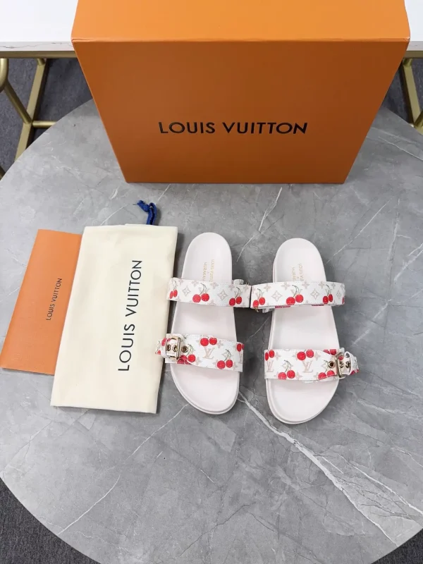 LV 2025 Spring Summer New Slippers with Adjustable Buckle image 1