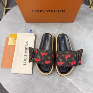 2025 Trending Embossed Logo Sandals Pool image 1
