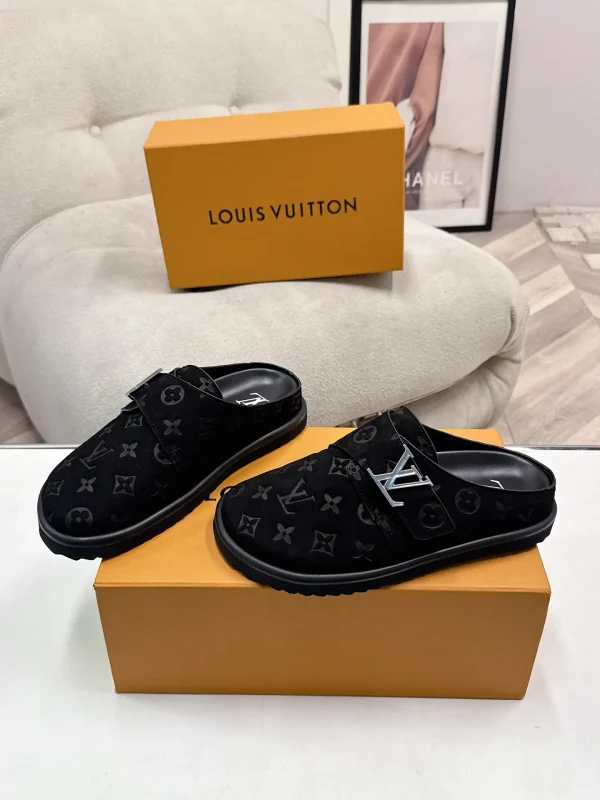 LV 25SS Spring Summer New Birkenstock Style Casual Slippers image 1