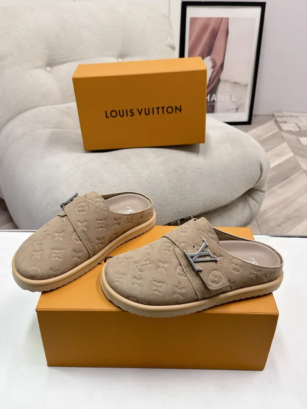 LV 25SS Spring/Summer New Birkenstock Style Casual Slides image 1