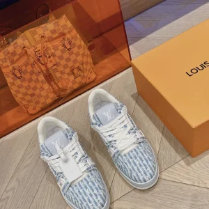 LV Trainer PVC Sneakers Couple Style image 1