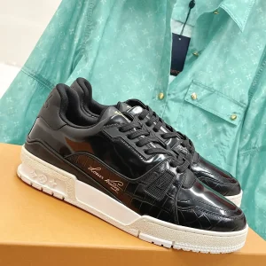 Classic LV Trainer Couple Style Sneakers image 1