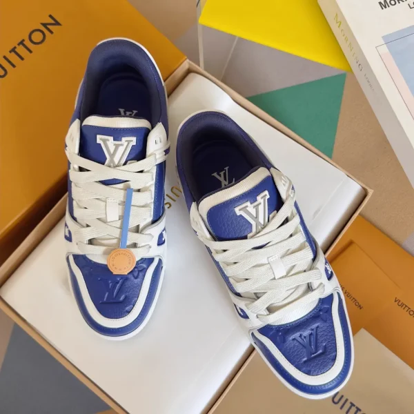 TARINE Couple Leather Retro Trainers image 1