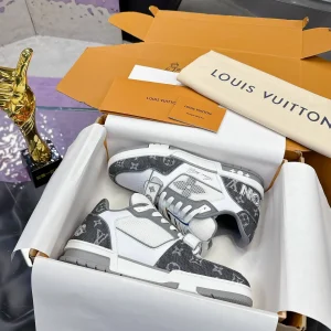 Louis Vuitton Trainer Sneaker Low - Velcro Denim (Couple Style) image 1