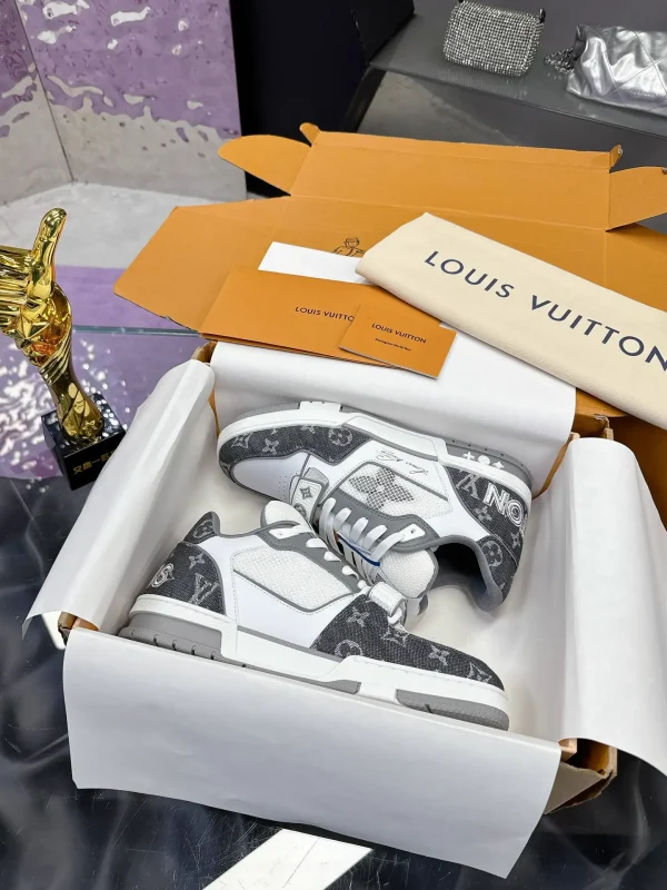 Louis Vuitton Trainer Sneaker Low - Velcro Denim (Couple Style) image 1