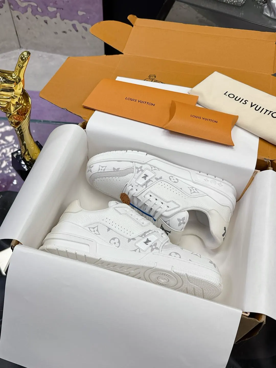 LV Trainer Maxi Monogram Denim Sneakers image 1