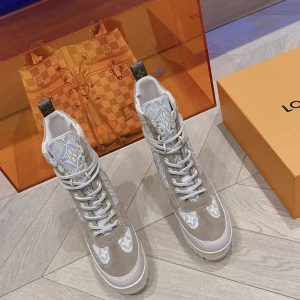 High-End Louis Vuitton Classic High Heel Martin Boots image 1