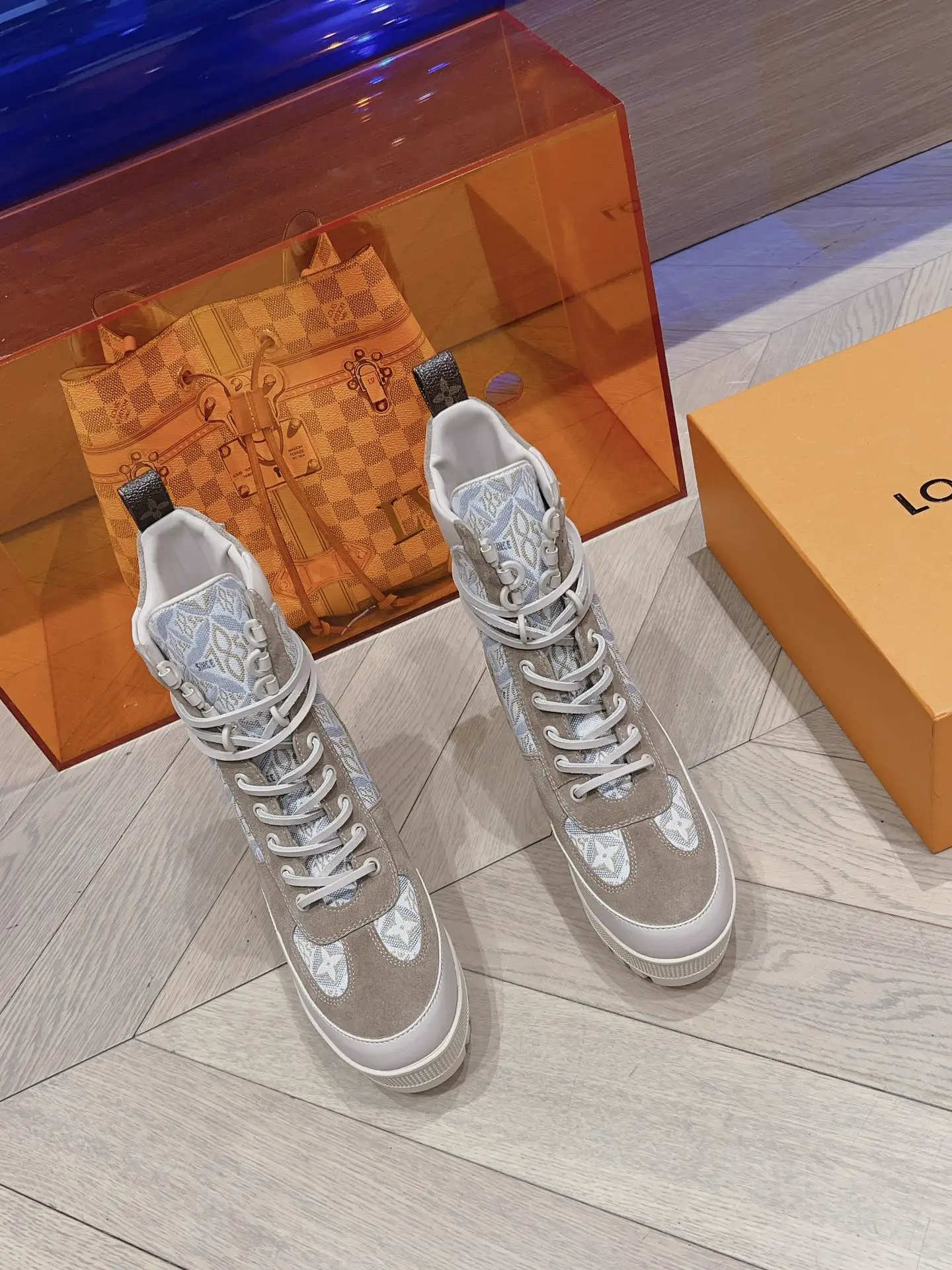 High-End Louis Vuitton Classic High Heel Martin Boots image 1