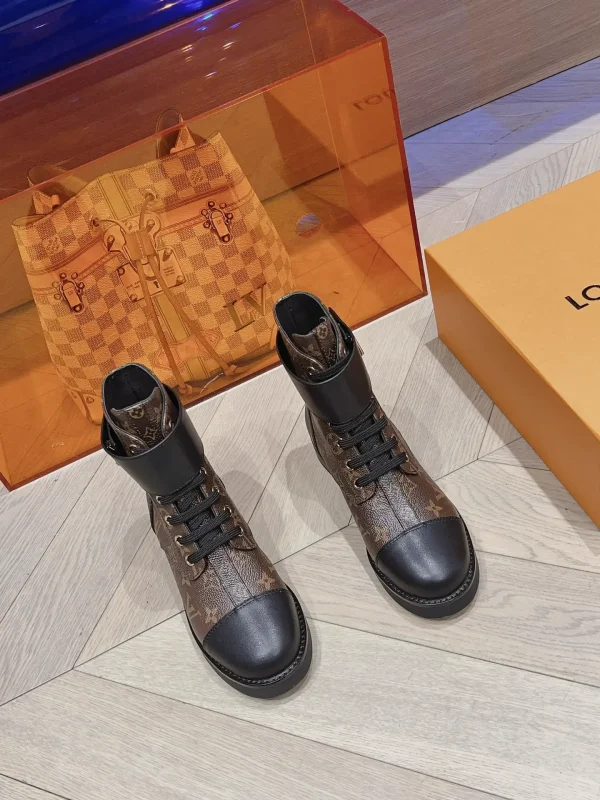 Classic Martin Boots with Round Toe and Cowhide Upper image 1