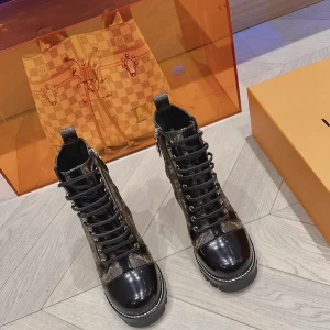 Women's Leather High Heel Boots image 1