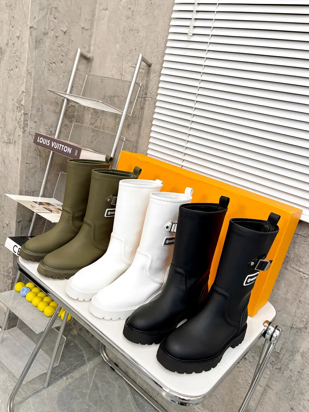 LV Early Autumn Boots with New Logo image 1