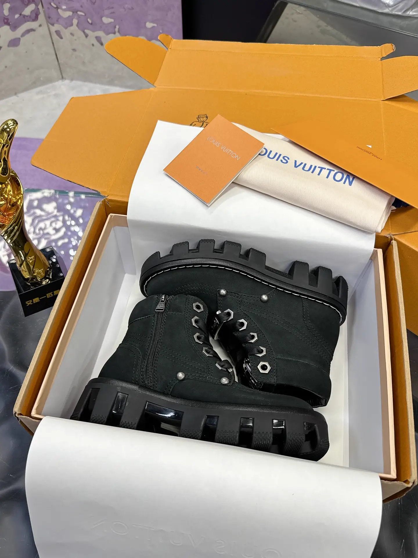 Latest CHEER Series Couple Thick-Sole Ankle Boots image 1