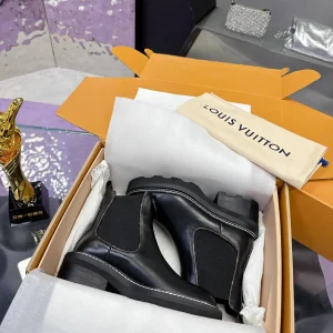 Louis Vuitton Beaubourg Suede Calf Leather Ankle Boot image 1