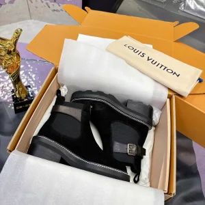 Louis Vuitton Beaubourg Suede Calf Leather Ankle Boots image 1